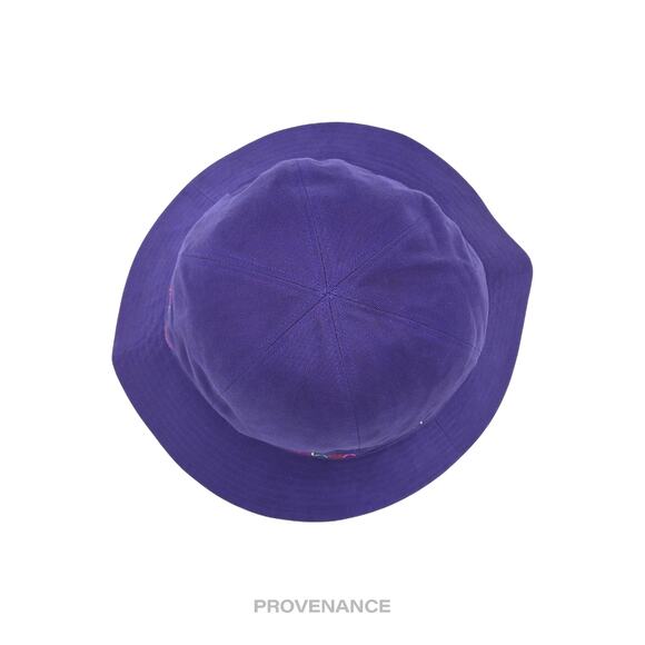 🔴 Balenciaga Sports Bucket Hat - Blue Rainbow Multicolor L - Picture 3 of 7